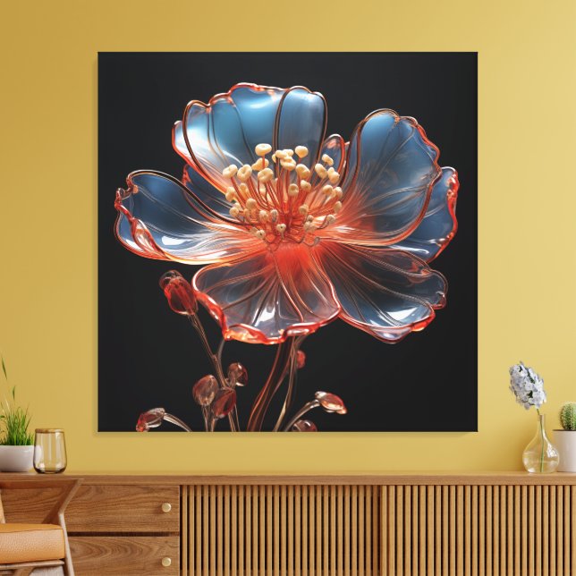 Dream Blommor Canvastryck (Insitu (Vardagsrum))