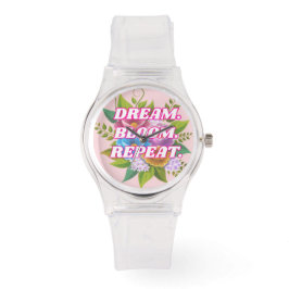 Dream Bloom Repeat Women's Watch - Elegant Blommig Armbandsur