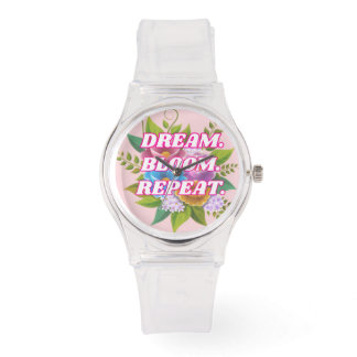 Dream Bloom Repeat Women's Watch - Elegant Blommig Armbandsur