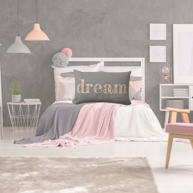 Dream boho peach dreamy lumbarkudde (Skapare uppladdad)