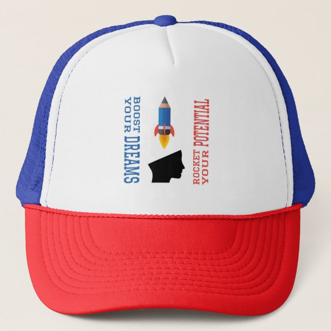 Dream Booster och Potential Rocket Keps (Framsida)