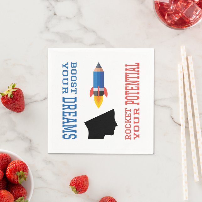 Dream Booster och Potential Rocket Pappersservett (Insitu)