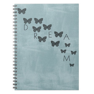 Dream Butterflies Anteckningsbok Med Spiral