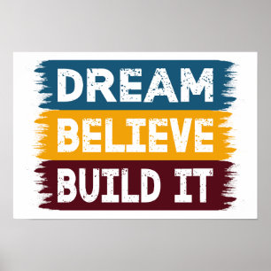 Dream Bygger det Poster