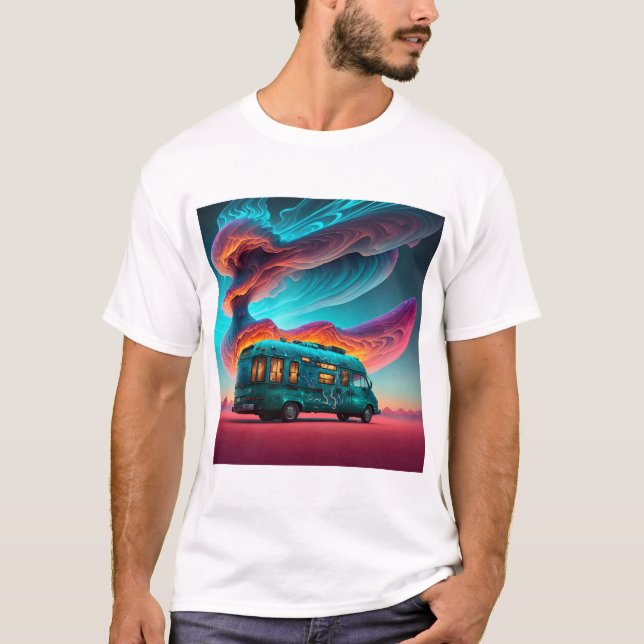 Dream Campervan/Motorhome T Shirt (Framsida)