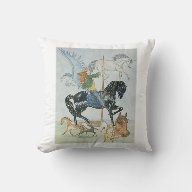 Dream Carousel Kudde (Framsida)