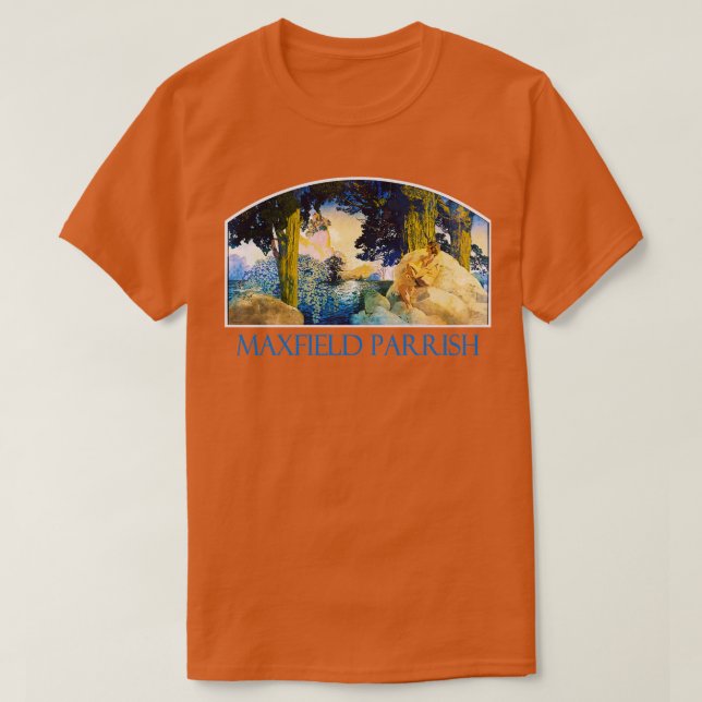 Dream Castle i Himlar 1908 av Maxfield Parrish T Shirt (Design framsida)