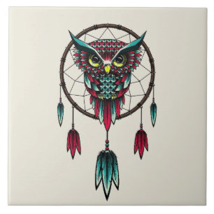 Dream catcher bakgrund kakelplatta