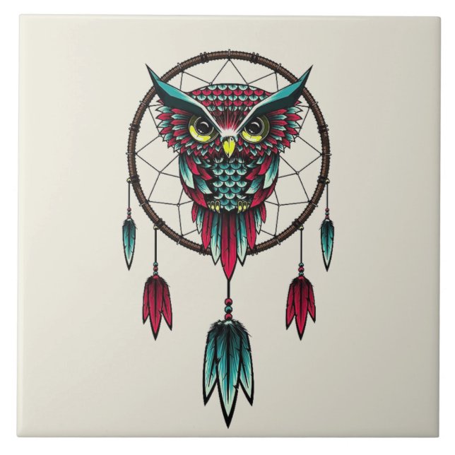 Dream catcher bakgrund kakelplatta (Framsidan)