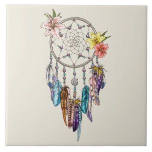 Dream catcher bakgrund kakelplatta