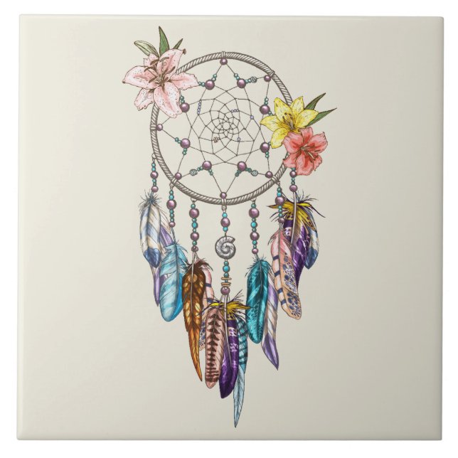 Dream catcher bakgrund kakelplatta (Framsidan)