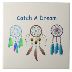 Dream catcher bakgrund kakelplatta