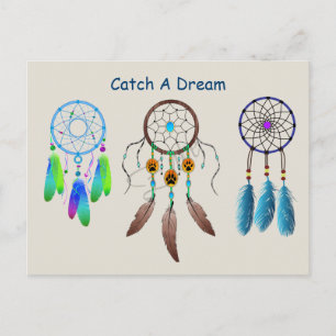Dream catcher bakgrund vykort
