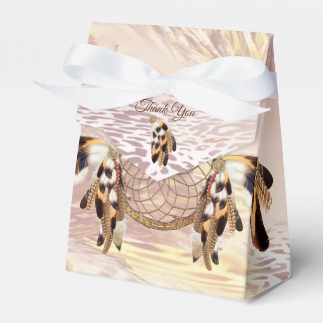 Dream Catcher Bröllop Presentaskar (Framsidan Sidan)