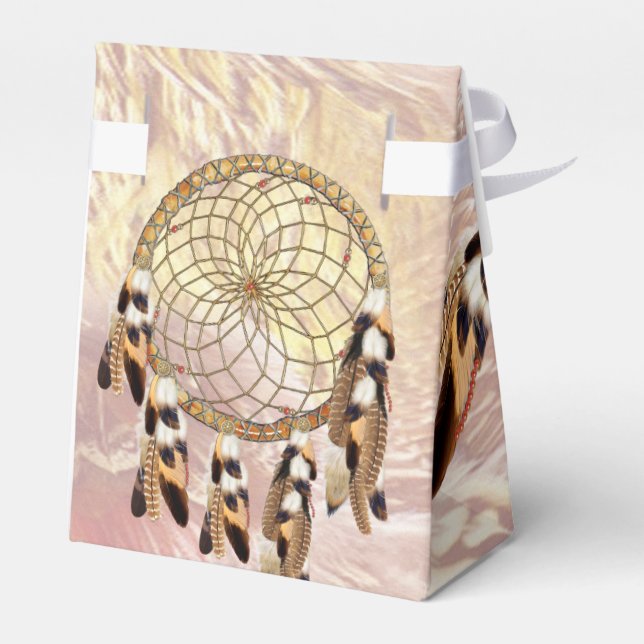 Dream Catcher Bröllop Presentaskar (Baksidan Sidan)