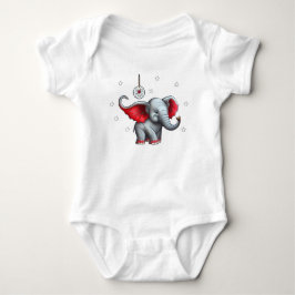 Dream Catcher Cute Baby Elephant. Genomskinlig bak T Shirt