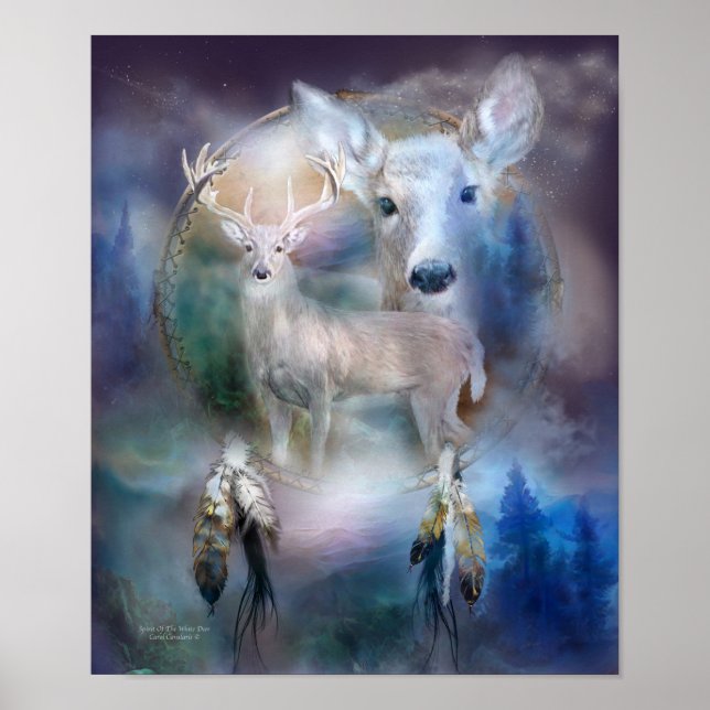 Dream Catcher den vita Hjortens serieanda Poster (Framsidan)