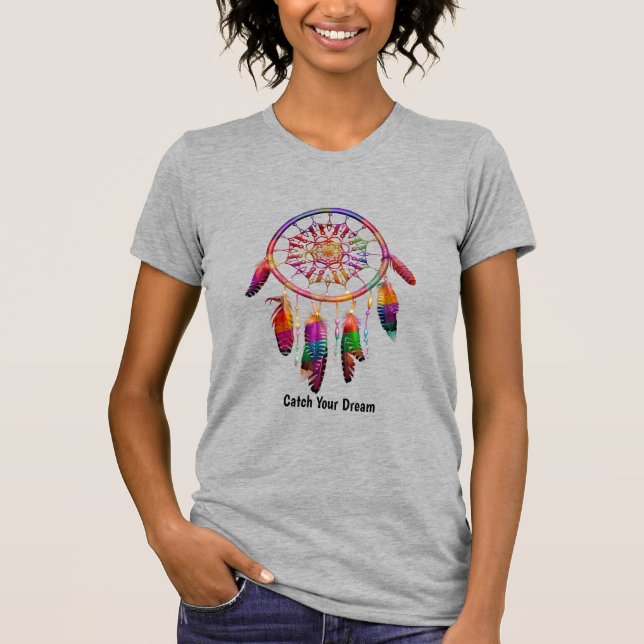 Dream Catcher design T Shirt (Framsida)