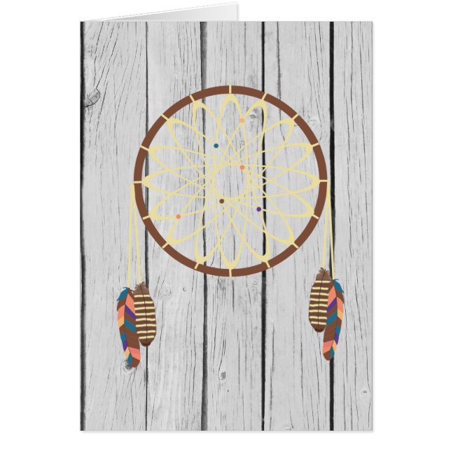 Dream Catcher Hälsningskort (Framsidan)