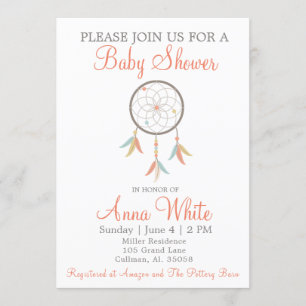 Dream Catcher inbjudan till babyvisningsprogram