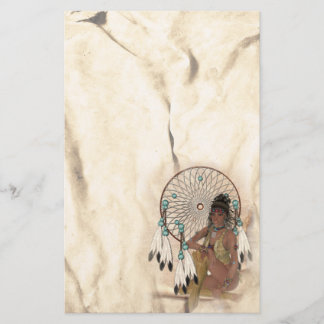 Dream Catcher indisk Maiden Native American Stat