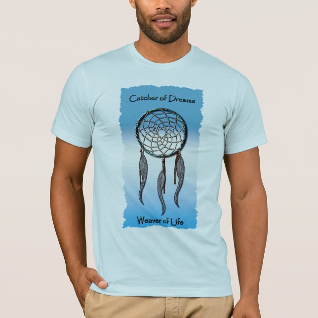 DREAM CATCHER inhemsk amerikansk T-Shirt (Framsida)