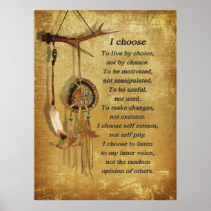 Dream-Catcher, "Jag väljer" motivation Poster
