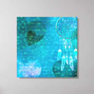 Dream Catcher och Hearts Canvastryck