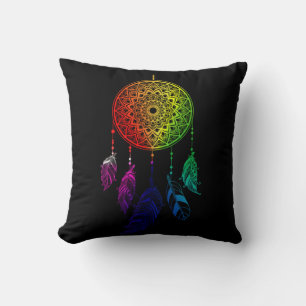 Dream Catcher Rainbow Färg Kudde