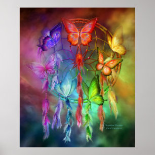 Dream Catcher - Regnbåge Dreams Art Poster/skriver Poster