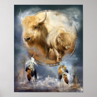 Dream Catcher serieandan i White Buffalo Poster