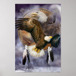 Dream Catcher Series - Spirit Eagle Poster/skriver Poster