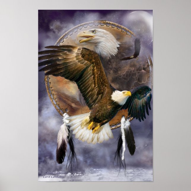 Dream Catcher Series - Spirit Eagle Poster/skriver Poster (Framsidan)