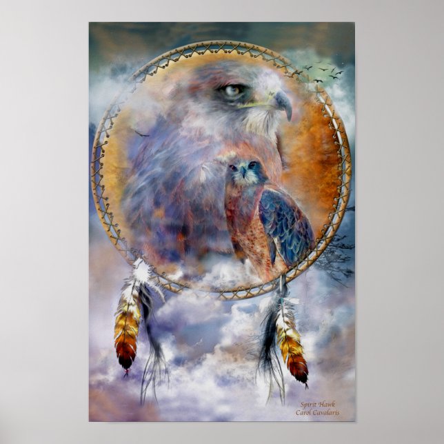Dream Catcher Series - Spirit Hawk Poster/skriver  Poster (Framsidan)