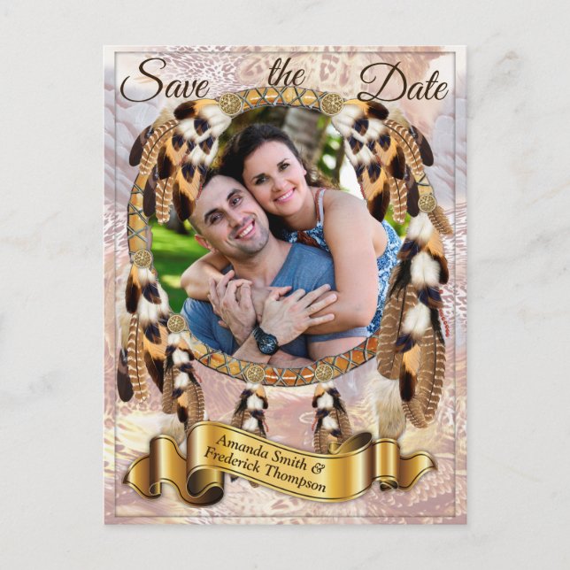 Dream Catcher Spara datum Meddelande Vykort (Framsida)