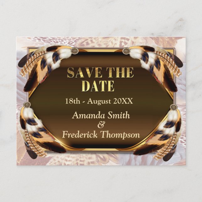 Dream Catcher Spara datumen Meddelande Vykort (Framsida)