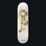 *~* Dream Catcher stamShaman Helig Shamanic Mini Skateboard Bräda 18,5 Cm<br><div class="desc">* Western BOHO American Watercolor Abstrakt Dream Catcher Journey med vackra Feathers som en Shamanic-symbol för en Native American Andlig Healer eller BOHEMIAM-design. *** färg är Sepia , Gult , Grått . Denna spritbaserade, esoteriska populära boho kreativ abstrakt modern drömmare och Fjäderdesign kommer med största sannolikhet att uppskattas av Shamans,...</div>