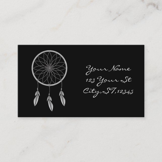Dream-catcher Thunder_Cove Visitkort (Framsida)