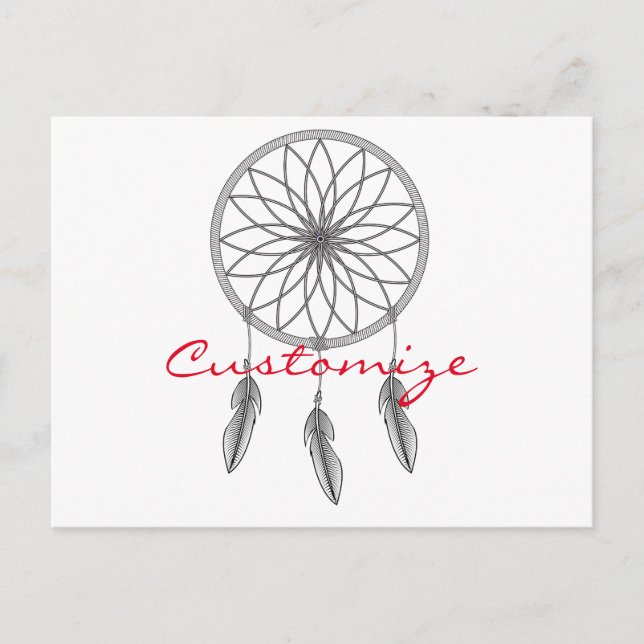 Dream-catcher Thunder_Cove Vykort (Framsida)