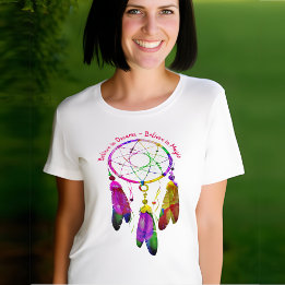 Dream catcher Tro på drömmar och magiska T Shirt