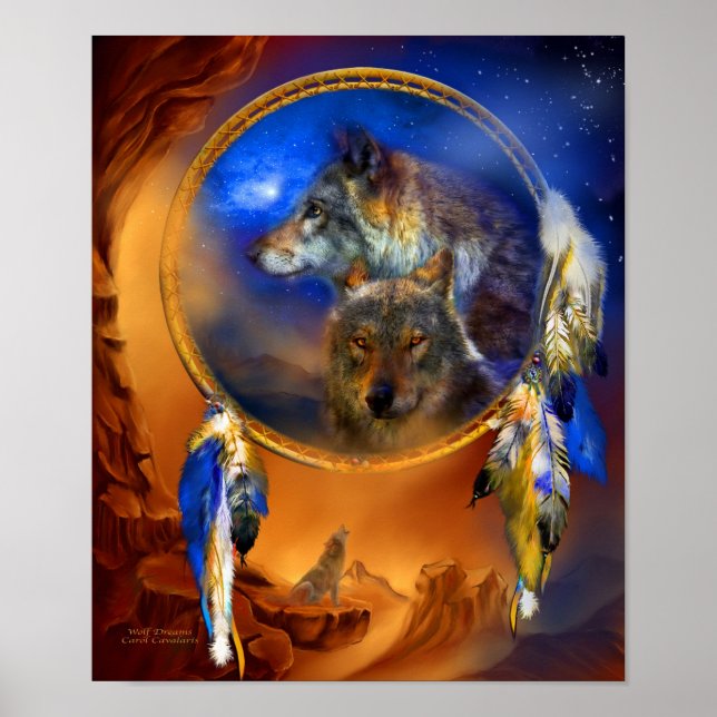 Dream Catcher - Varg Dreams Art Poster/skriver ut Poster (Framsidan)