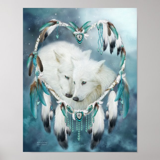 Dream Catcher - Vargens hjärta Poster/skriver ut Poster (Framsidan)