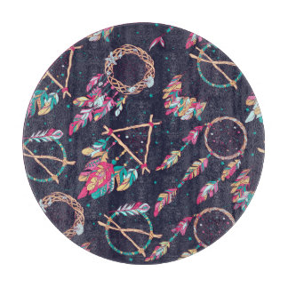 Dream catcher: vintage sömlös mönster.