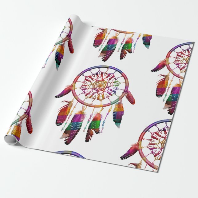 DREAM CATCHER WRAPPING PAPPER PRESENTPAPPER (Utrullad)