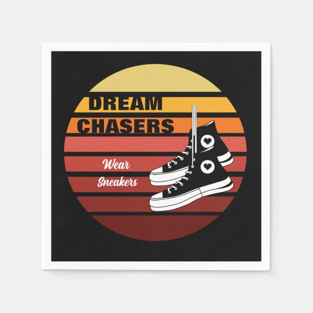 Dream Chasers Bära Sneakers Pappersservett (Framsidan)