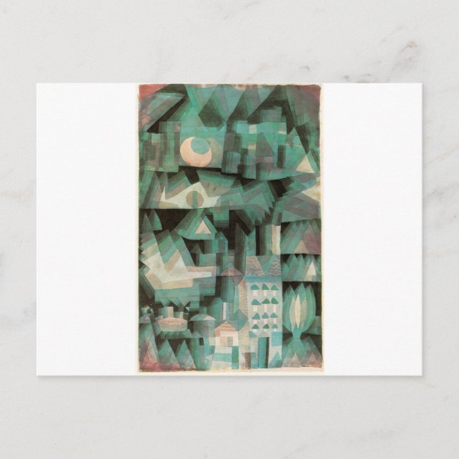 Dream City av Paul Klee Vykort (Framsida)