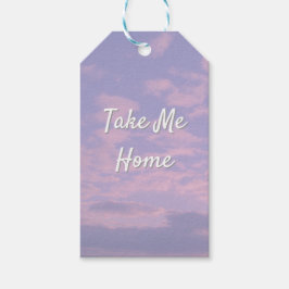 Dream Clouds Älskare Theme-presentmärkre Presentetikett