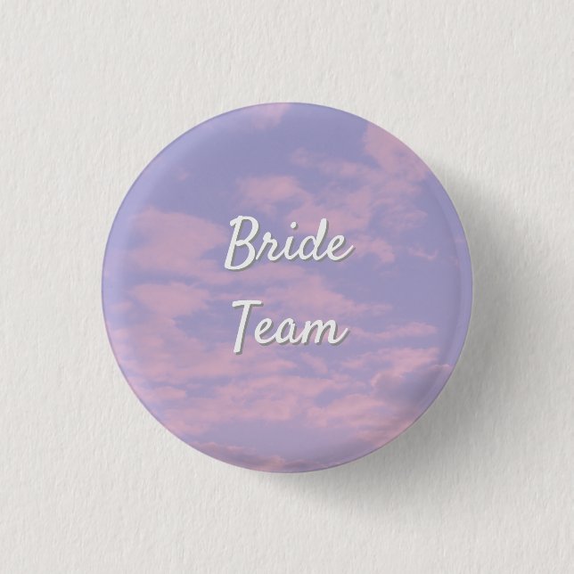 Dream Clouds Lover Bachelorette Bride Team pin Knapp (Framsida)