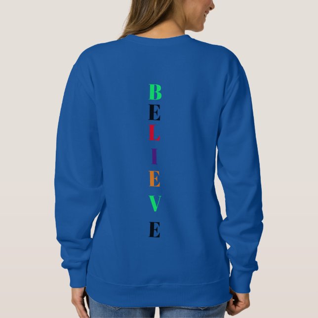 Dream Colorful Motivational T-Shirt (Baksida)