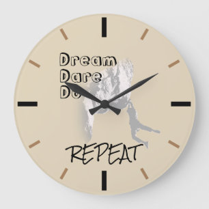 Dream Dare Do Repetera Stor Klocka